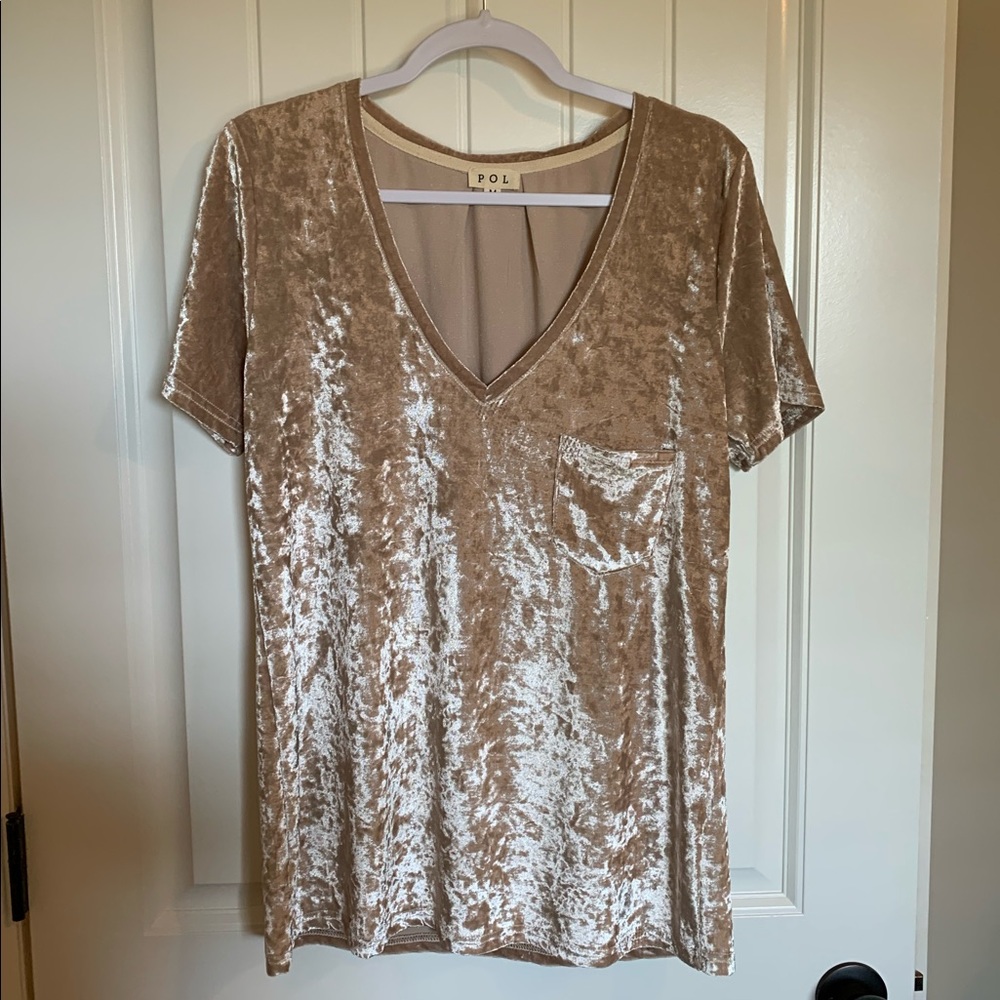 Velvet v neck